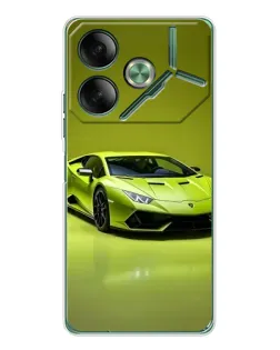 Чехол для TECNO Pova 7 с картинкой «Салатовый Lamborghini Huracan» Чехол для TECNO Pova 7 с картинкой «Салатовый Lamborghini Huracan»