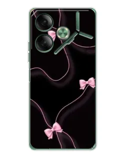Чехол для TECNO Pova 7 с картинкой «Розовые ленты»