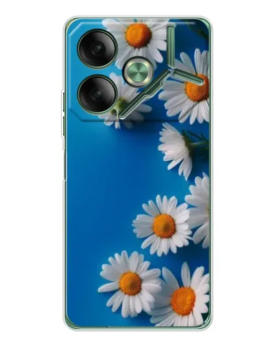 Чехол для TECNO Pova 7 с картинкой «Белоснежные маргаритки»