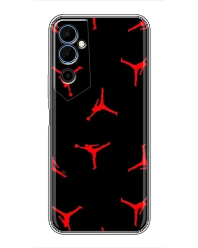 Чехол для TECNO POVA Neo 2 с картинкой «Jordan Red Pattern» Чехол для TECNO POVA Neo 2 с картинкой «Jordan Red Pattern»