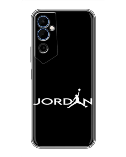 Чехол для TECNO POVA Neo 2 с картинкой «Jordan White Logo» Чехол для TECNO POVA Neo 2 с картинкой «Jordan White Logo»