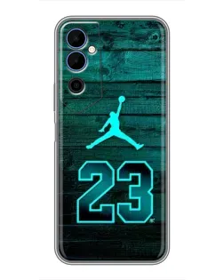Чехол для TECNO POVA Neo 2 с картинкой «Jordan Cyan 23»