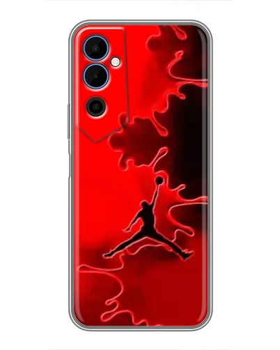 Чехол для TECNO POVA Neo 2 с картинкой «Jordan Red Smoke» Чехол для TECNO POVA Neo 2 с картинкой «Jordan Red Smoke»