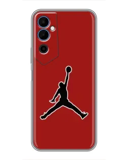Чехол для TECNO POVA Neo 2 с картинкой «Jordan Red Back»