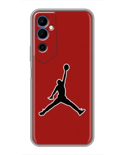 Чехол для TECNO POVA Neo 2 с картинкой «Jordan Red Back» Чехол для TECNO POVA Neo 2 с картинкой «Jordan Red Back»