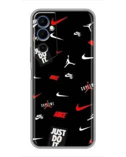 Чехол для TECNO POVA Neo 2 с картинкой «Nike Mix Pattern»