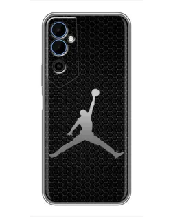 Чехол для TECNO POVA Neo 2 с картинкой «Jordan Dark Carbon»