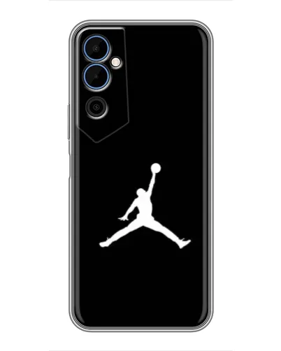 Чехол для TECNO POVA Neo 2 с картинкой «Jordan Silhouette» Чехол для TECNO POVA Neo 2 с картинкой «Jordan Silhouette»