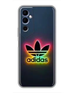 Чехол для TECNO POVA Neo 2 с картинкой «Неоновый Adidas»