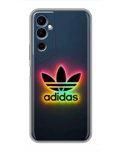 Чехол для TECNO POVA Neo 2 с картинкой «Неоновый Adidas»