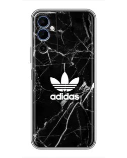 Чехол для TECNO POVA Neo 2 с картинкой «Белый мрамор Adidas»