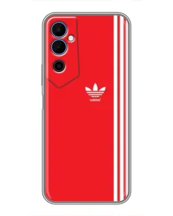 Чехол для TECNO POVA Neo 2 с картинкой «Красный минимализм Adidas»