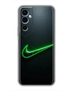 Чехол для TECNO POVA Neo 2 с картинкой «Неоновый контур Nike» Чехол для TECNO POVA Neo 2 с картинкой «Неоновый контур Nike»