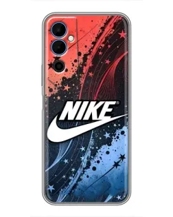 Чехол для TECNO POVA Neo 2 с картинкой «Градиентный принт Найк»