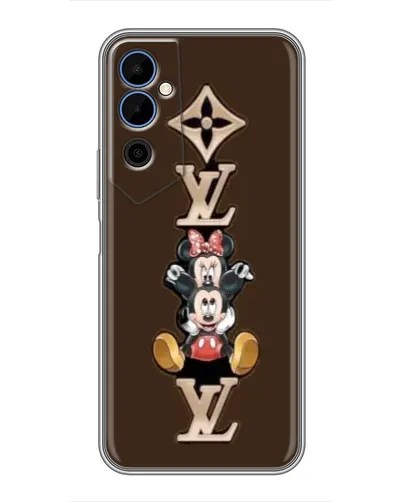 Чехол для TECNO POVA Neo 2 с картинкой «LV и Микки Маус»