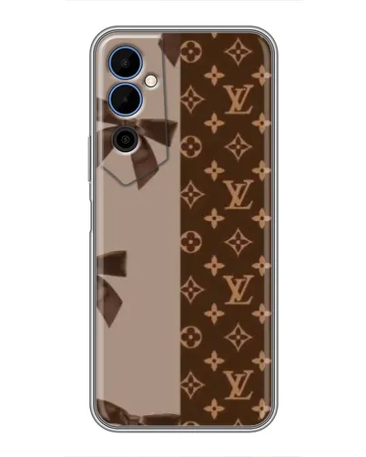 Чехол для TECNO POVA Neo 2 с картинкой «Louis Vuitton — банты»