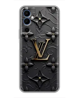 Чехол для TECNO POVA Neo 2 с картинкой «Кожаная текстура LV»