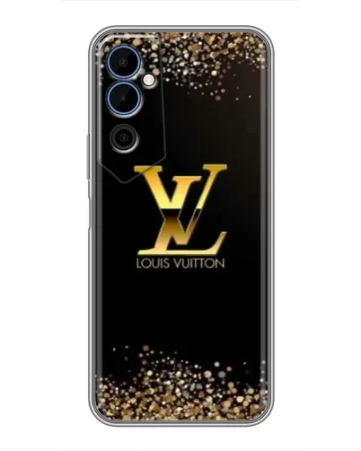 Чехол для TECNO POVA Neo 2 с картинкой «LV — золотые искры»