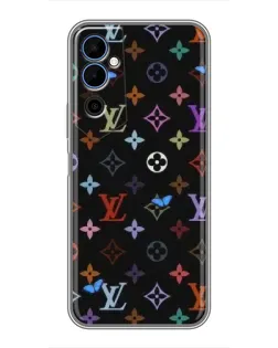 Чехол для TECNO POVA Neo 2 с картинкой «Цветная монограмма LV»