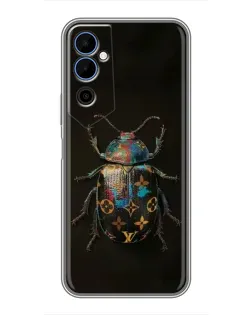 Чехол для TECNO POVA Neo 2 с картинкой «LV — мраморный принт»
