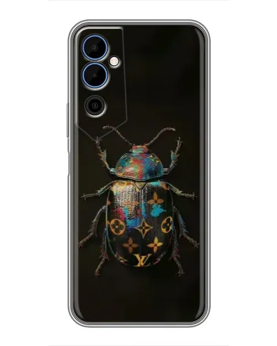Чехол для TECNO POVA Neo 2 с картинкой «LV — мраморный принт»