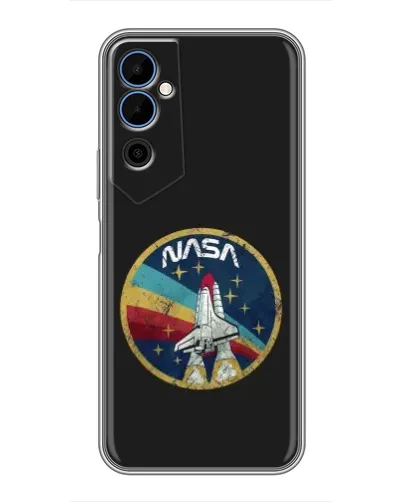 Чехол для TECNO POVA Neo 2 с картинкой «NASA — эмблема миссии» Чехол для TECNO POVA Neo 2 с картинкой «NASA — эмблема миссии»