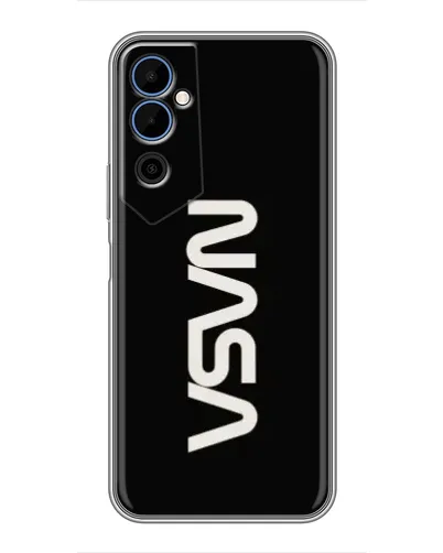 Чехол для TECNO POVA Neo 2 с картинкой «NASA — вертикальный логотип» Чехол для TECNO POVA Neo 2 с картинкой «NASA — вертикальный логотип»
