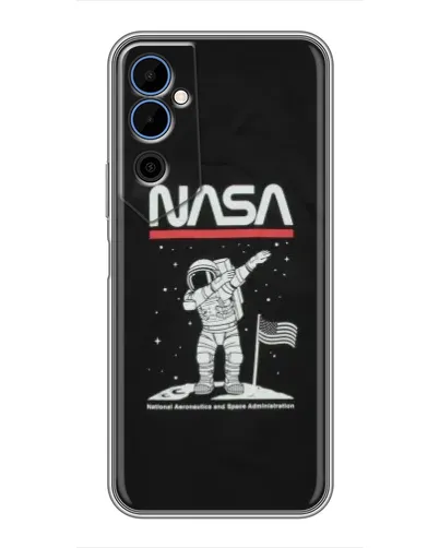 Чехол для TECNO POVA Neo 2 с картинкой «NASA — шагаем по Луне» Чехол для TECNO POVA Neo 2 с картинкой «NASA — шагаем по Луне»