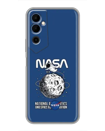 Чехол для TECNO POVA Neo 2 с картинкой «NASA — лунная миссия» Чехол для TECNO POVA Neo 2 с картинкой «NASA — лунная миссия»