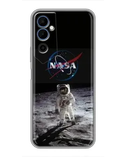 Чехол для TECNO POVA Neo 2 с картинкой «Астронавт на Луне»