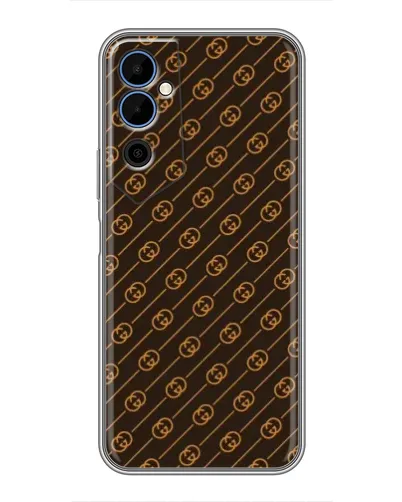 Чехол для TECNO POVA Neo 2 с картинкой «Gucci — золотые диагонали» Чехол для TECNO POVA Neo 2 с картинкой «Gucci — золотые диагонали»
