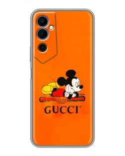 Чехол для TECNO POVA Neo 2 с картинкой «Микки Маус Gucci — оранж» Чехол для TECNO POVA Neo 2 с картинкой «Микки Маус Gucci — оранж»