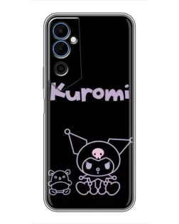 Чехол для TECNO POVA Neo 2 с картинкой «Kuromi — черный минимализм» Чехол для TECNO POVA Neo 2 с картинкой «Kuromi — черный минимализм»