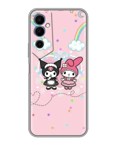 Чехол для TECNO POVA Neo 2 с картинкой «My Melody и Kuromi»