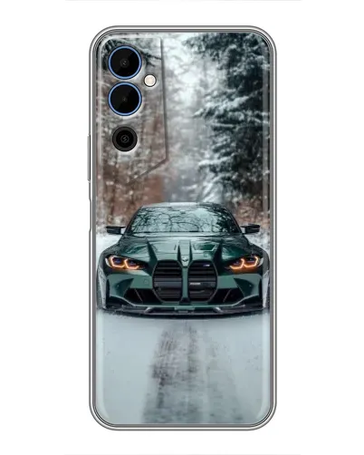 Чехол для TECNO POVA Neo 2 с картинкой «BMW в зимнем лесу» Чехол для TECNO POVA Neo 2 с картинкой «BMW в зимнем лесу»