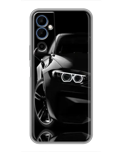 Чехол для TECNO POVA Neo 2 с картинкой «Черная BMW — профиль» Чехол для TECNO POVA Neo 2 с картинкой «Черная BMW — профиль»