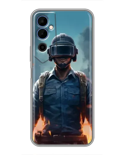Чехол для TECNO POVA Neo 2 с картинкой «PUBG — реалистичный герой» Чехол для TECNO POVA Neo 2 с картинкой «PUBG — реалистичный герой»