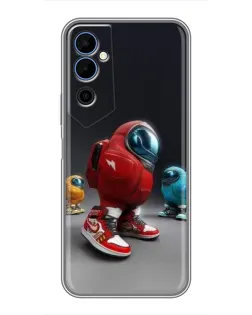 Чехол для TECNO POVA Neo 2 с картинкой «Among Us — 3D стиль»