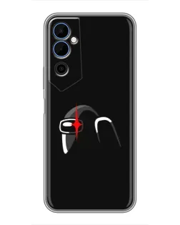 Чехол для TECNO POVA Neo 2 с картинкой «Among Us шлем»