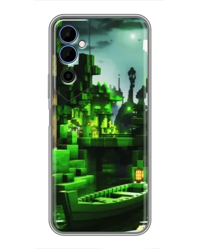 Чехол для TECNO POVA Neo 2 с картинкой «Minecraft лесной пейзаж» Чехол для TECNO POVA Neo 2 с картинкой «Minecraft лесной пейзаж»