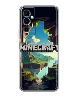 Чехол для TECNO POVA Neo 2 с картинкой «Пещера Майнкрафт» Чехол для TECNO POVA Neo 2 с картинкой «Пещера Майнкрафт»