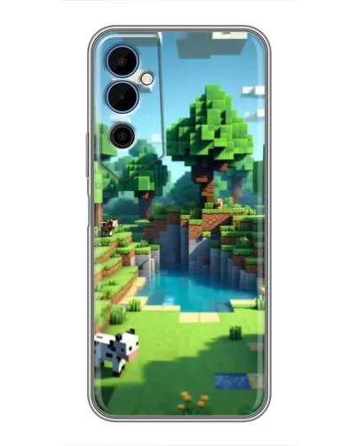 Чехол для TECNO POVA Neo 2 с картинкой «Minecraft летний день» Чехол для TECNO POVA Neo 2 с картинкой «Minecraft летний день»