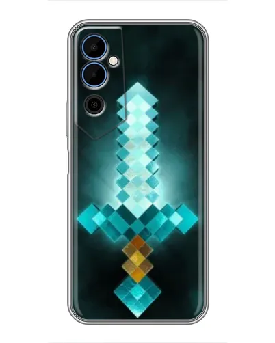 Чехол для TECNO POVA Neo 2 с картинкой «Алмазный меч неон» Чехол для TECNO POVA Neo 2 с картинкой «Алмазный меч неон»