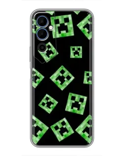 Чехол для TECNO POVA Neo 2 с картинкой «Паттерн с криперами» Чехол для TECNO POVA Neo 2 с картинкой «Паттерн с криперами»