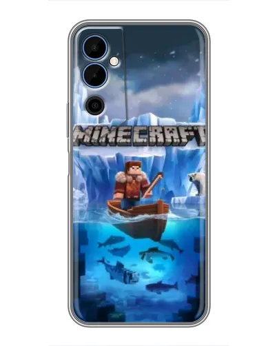 Чехол для TECNO POVA Neo 2 с картинкой «Minecraft ледяной мир» Чехол для TECNO POVA Neo 2 с картинкой «Minecraft ледяной мир»