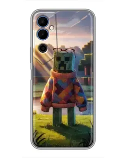 Чехол для TECNO POVA Neo 2 с картинкой «Крипер в свитере» Чехол для TECNO POVA Neo 2 с картинкой «Крипер в свитере»