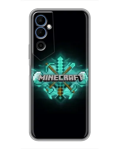 Чехол для TECNO POVA Neo 2 с картинкой «Minecraft Diamond лого» Чехол для TECNO POVA Neo 2 с картинкой «Minecraft Diamond лого»