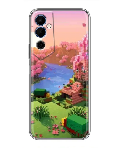 Чехол для TECNO POVA Neo 2 с картинкой «Розовое дерево Minecraft» Чехол для TECNO POVA Neo 2 с картинкой «Розовое дерево Minecraft»