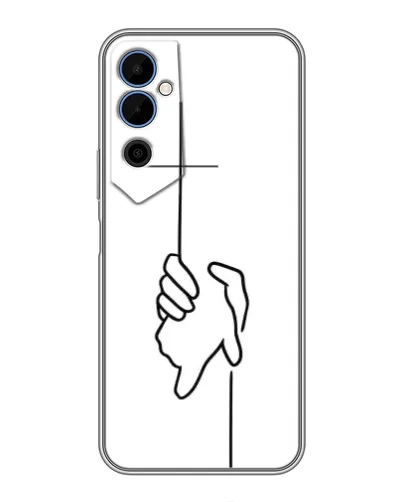 Чехол для TECNO POVA Neo 2 с картинкой «Рука держит» Чехол для TECNO POVA Neo 2 с картинкой «Рука держит»
