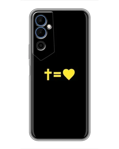 Чехол для TECNO POVA Neo 2 с картинкой «Сердце и Крест» Чехол для TECNO POVA Neo 2 с картинкой «Сердце и Крест»